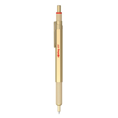 Rotring-ปากกาลูกลื่น รุ่น-600-1.0-มม.-สีทอง-